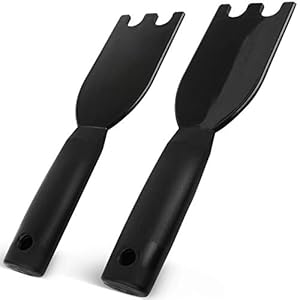 IMPRESA [2 Pack] Spatula/Scraper for George Foreman Indoor Grills – George Foreman Grill Spatula/Scraper – Cleaner Tool with Ergonomic Handle “ Heat Resistant Tool for Panini Grill Press
