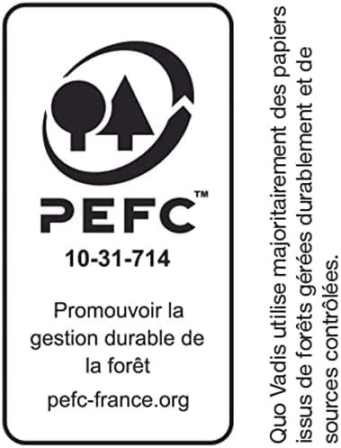 QUO VADIS Recharge Organiseur Timer 17 Horizontal 10 x 17 cm 16 mois Septembre 2026 Décembre 2027