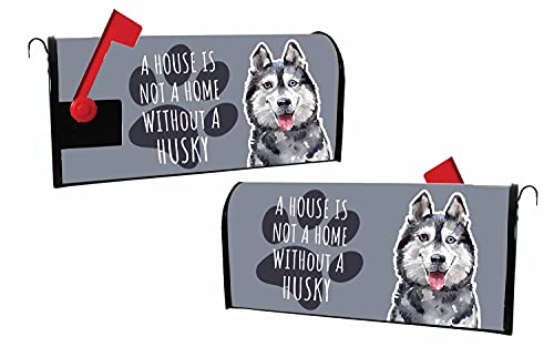 R and R Imports I Love My Husky Magnetic Mailbox Cover