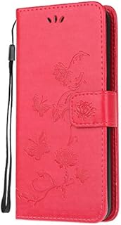 Samsung A13 5G Case, Samsung A04S Case Shockproof Leather Wallet Book Flip Folio Magnetic Stand Case for Samsung Galaxy A13 5G / A04S Phone Cases Shockproof Cover Cute Lotus Pattern, Light Purple