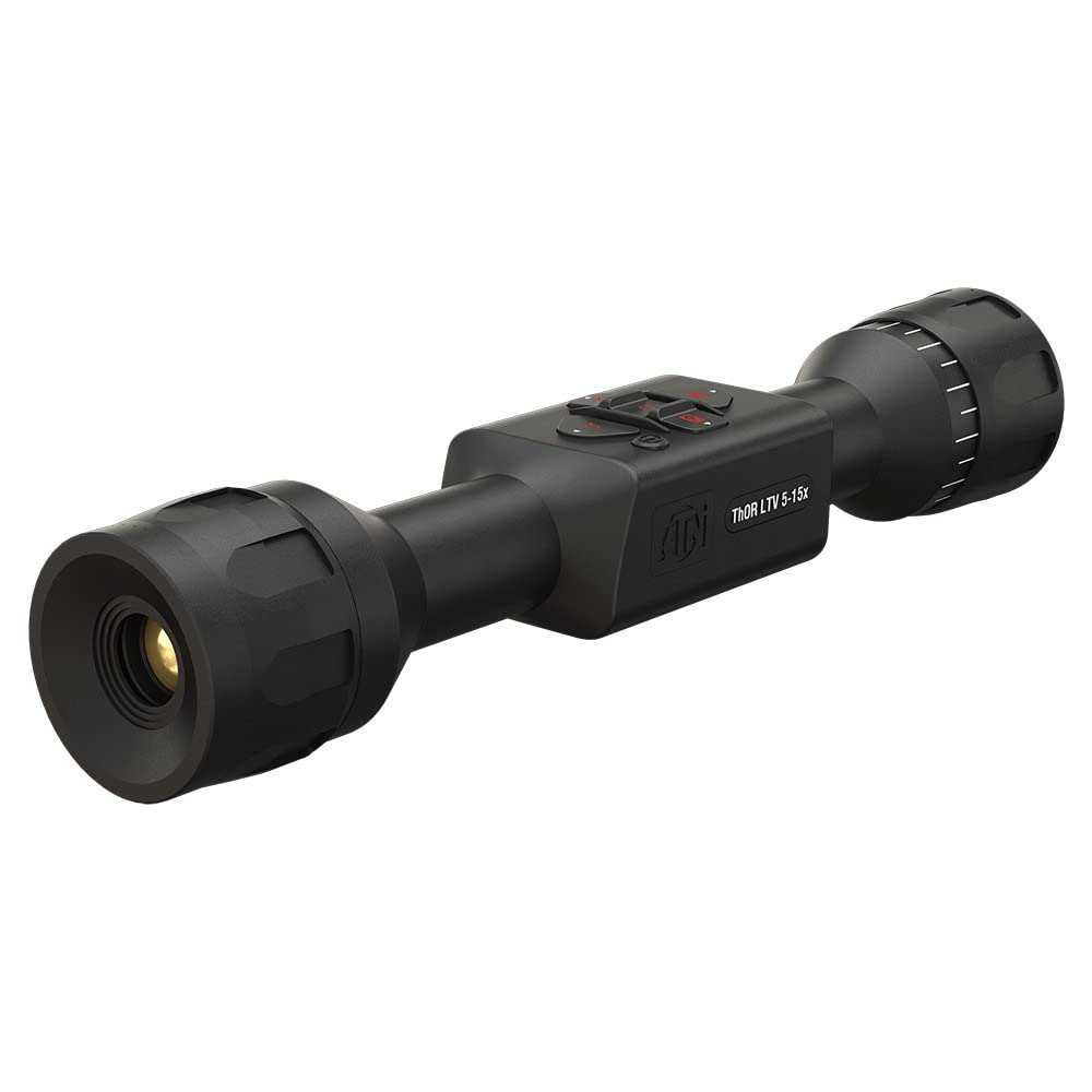 ATNThor LTV Ultra Light Thermal Hunting Scope, 4K+ 4056x3040 Thermal Sensor, 4K Video Record, One Shot Zero, 10h+ Battery Power
