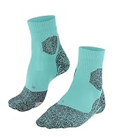 FALKE Damen Laufsocken RU Trail Grip W So Funktionsmaterial antiblasen 1 Paar, Blau Fiji 6423, 39-40