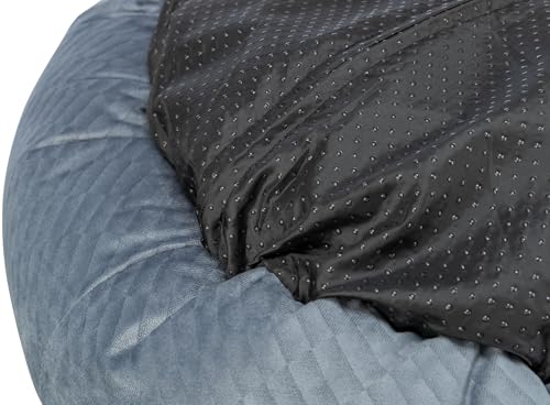 Panier pour chien en velours Alena ø 60 cm doté d'un coussin fixe haut de gamme - 6