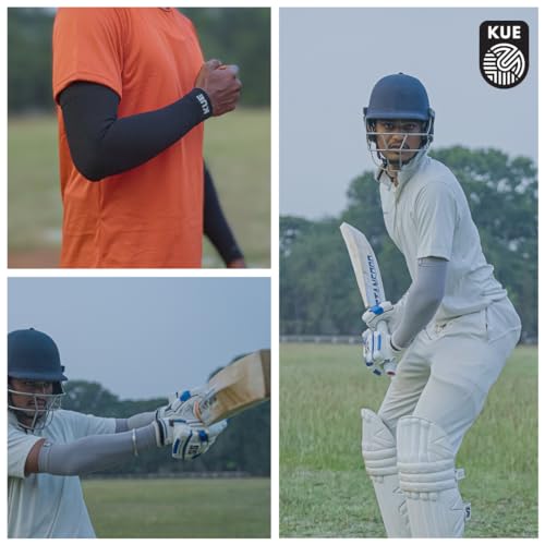 Image of KUE Athletic Essential Kit | Sports Kits For Men Women | Kit Set For Men | Badminton Kit Gym Kit Football Kit Cricket Kit Combo Set (CricketKit-Blue, S /M)