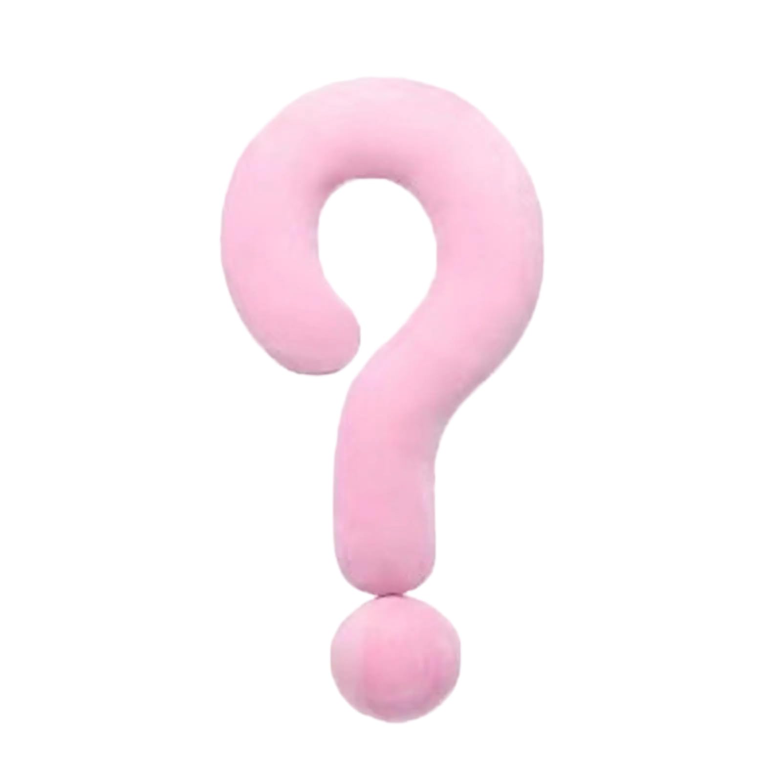 Nucelit Colorful Question Shape Plushes Pillows Soft Stuffeds Backrest Toy for Kids Children Home Chair Decoration Cushions Throw Pillow