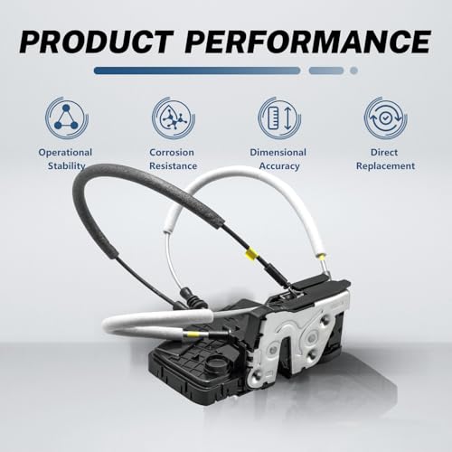 Image of KELOKE Door Latch Lock Actuator Compatible with Hyundai Elantra 2017 2018 2019 2020, Rear Right Passenger Side, Replace# 81420-F2000 81420F2000