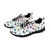 JUDENTIDOS Colorful Paws Running Shoe for Womens Girls Lightweight Fashion Sneakers Road Walking Shoes