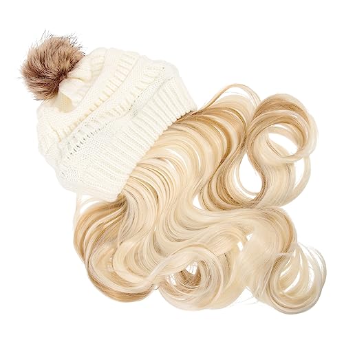 Fibre haute température et cheveux longs réalistes avec le bonnet à postiche femme FOMIYES
