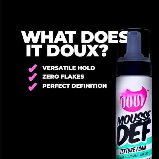 The-Douxs Lightweight Styling Mousse for Volume, Shine & Flexible Hold