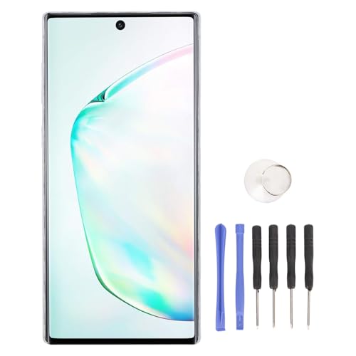 Pantalla LCD para Note 10 elegante acabado plata con marco de 6,3" 5