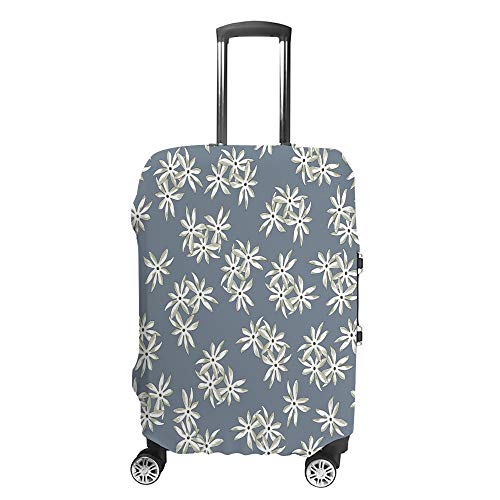 Housse de bagages imprimé floral pour valise de voyage lavable