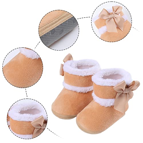 Baby Sock Shoes Baby Walking Shoes Baby Girls and Boys Warm Shoes Soft Booties Soft Comfortable for 6 9 12 18 242