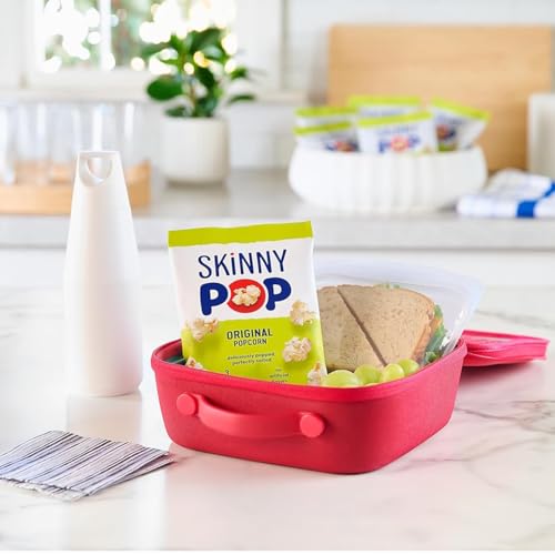 Image of SkinnyPop Popcorn, Original, Whole Grain, Dairy-Free Snack, 0.65oz Bags (6ct)