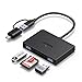 Produktbild UGREEN 4 in 1 SD Kartenleser, USB C & USB 3.0 OTG Adapter und Kartenlesegerät mit SD, TF and 2*USB 3.0 Ports, SD Card Reader 5Gbps kompatibel mit iPhone 16 Serie/iPad/Laptop/Desktop