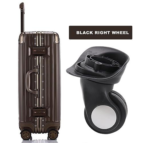 BQLZR Luggage Spinner Wheel Luggage Wheels Replacement 3.43 Inches W024 Black Right for Suitcases Repairing Part3