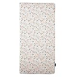 CANDIDE - Matelas Bébé De Voyage 60x120x4cm - Dessous PVC Imperméable - Utilisation Intérieur et Extérieur - Déhoussable - Enroulable - Transportable - Fabriqué En France (Terrazzo)