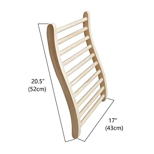 Xmatch LT615 Sauna Backrest Infrared Natural Wooden Hemlock thumb #1