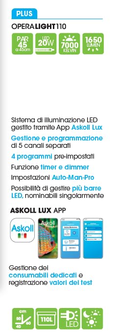 Image secondaire de Aquarium Opera 110 Blanc avec Filtre et Éclairage LED