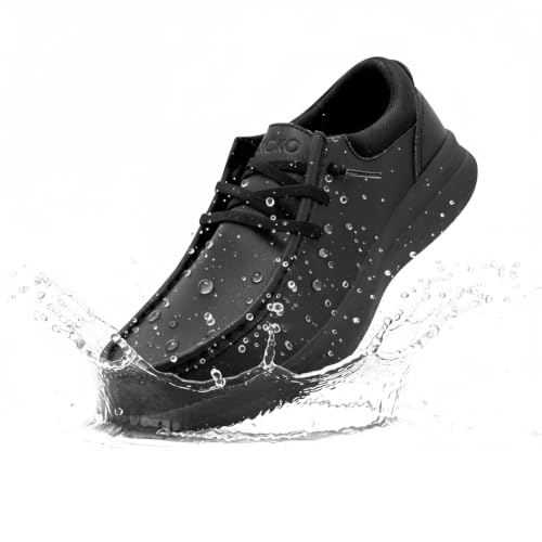 FINKOKO Work Shoes Water Resistant Walking Sneakers Zapatos Trabajo Waterproof for Food Service Chef Kitchen Size 12 by FINKOKO - Used condition - US$27.07