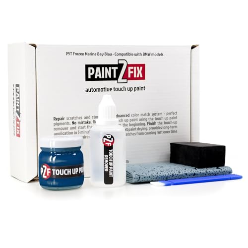 P5T Frozen Marina Bay Blau Touch-Up Paint & Scratch Repair Kit for BMW Models - 1.35 fl oz (35 ml)