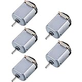 5Pcs Micro 130 Motor Small DC Motor Mini Micro DC DC 1.5-3V 15000RPM Motor for DIY Toys Hobbies Smart Car Motor Science Experiments