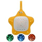 Portable White Noise Machine for Baby | Sleep Aid Music Lullaby Sound Machine with Star Projector for Nursery, Home, Travel | Gift for Infants, Toddlers, Kids