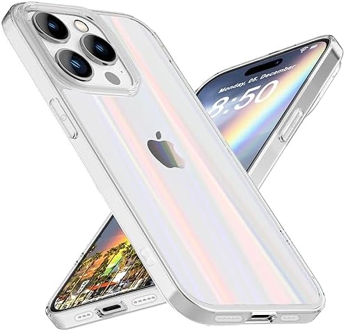 NALIA Handyhülle Für IPhone 16 Pro – Transparent, Kratzfest, Anti-Gelb | Mit Silikon-Rand, Schlank, Unterstützt Wireless Charging
