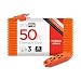 50-Foot Indoor/Outdoor Grounded Extension Cord, Orange 51926