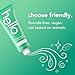 Hello Super Fresh Fluoride Free Toothpaste, Toothpaste for Bad Breath, Helps Remove Surface Stains, Natural Spearmint, 3 Pack, 4.7 Oz Tubes