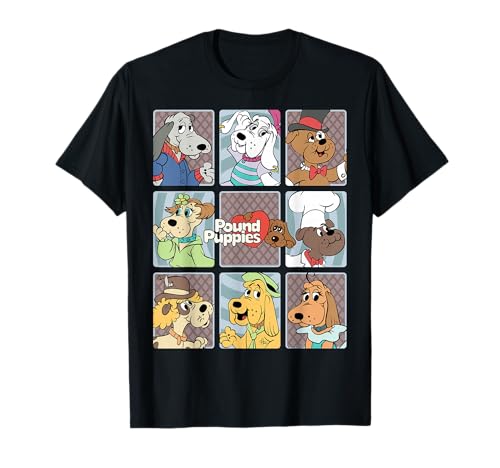 Pound Puppies Vintage Puppy Trading Card Box Up T-Shirt