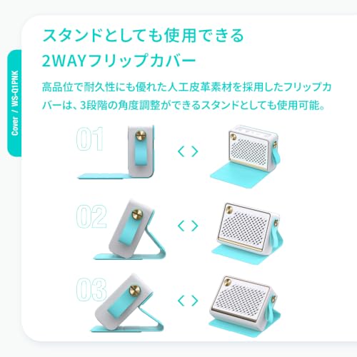 AVIOT WS-Q1-PNK スピーカー Bluetoothスピーカー 無線 防水 アウトドア 凛として時雨 ピエール中野 (ブラック)