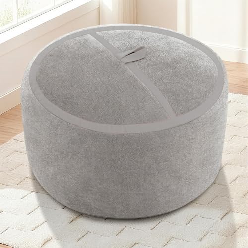 Image of 2FT Bean Bag Chair 2'Bean Bag Chairs with Memory Foam Filled Small Bean Bag