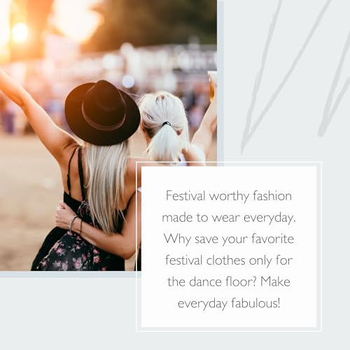 Image of Festival Kimono Cardigan - Perfect Festival Outfit for Women - Music Concerts, Discos