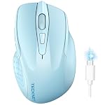 TECKNET – TECKNET Bluetooth Maus, Wiederaufladbare Maus Kabellos(BT 5.