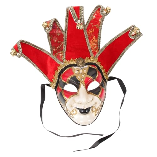 Masque vénitien plastique cosplay et accessoire de bal masqué