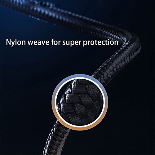 Câble USB C vers DC 5.5 x 2.1mm durable de 1.8m avec puces de protection PD