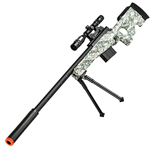 300 Fps - L96 Airsoft Gun Sniper Spring Powered Rifle Gun With Scope (Digital Camo) #TOP1