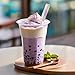 KTOJOY 100 Pack, Extra Wide Boba Paper Straws for Smoothie & Milkshake, 10 mm Wide Biodegradable Straws for umbo Drinks - Shower, Wedding Party Supplies Decorations