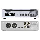 SMSL PL100PRO CDプレーヤー 3.5mm & 4.4ｍｍ ヘッドホンアンプ プリアンプ 一体型 CS43131×2 DAC チップ搭載 RCA・XLRバランス出力 同軸デジタル・光デジタル出力対応 MQA デコーダー ポータブル ディスク CD プレーヤー CD/CD-R/CD-RW/MP3 CD 対応 ホーム 車載 用 リモコン付き （シルバー）