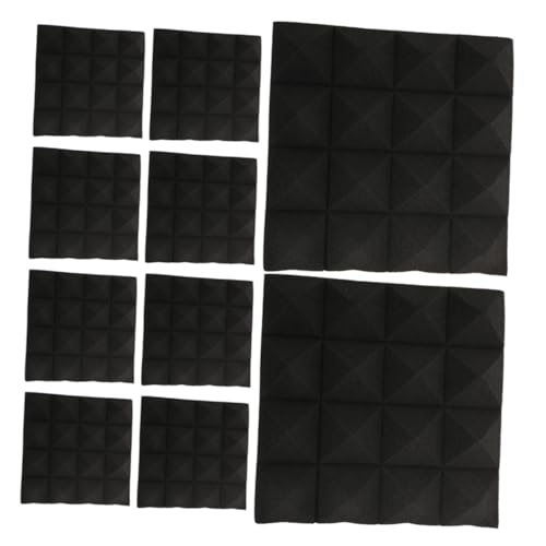 Panneaux insonorisation acoustiques pyramidaux Toyvian isolant phonique mural 10 pièces