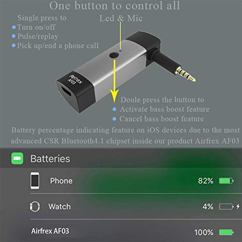 Airfrex Bluetooth Adapter For Bose Quietcomfort3 (Qc3) Headphone #TOP4