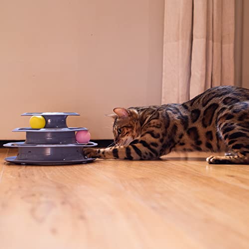 Torre de Bolinhas Brinquedo para Gatos - Oikos Animal