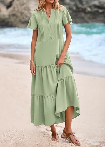 Image of KIRUNDO Summer Maxi Dresses for Women 2026