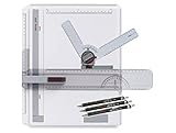 rotring zeichenplatte a3 starterset profil im Set mit Winkelzeichner 15° und Tikky Druckbleistifte Colourcode 0,35 / 0,5 / 0,7