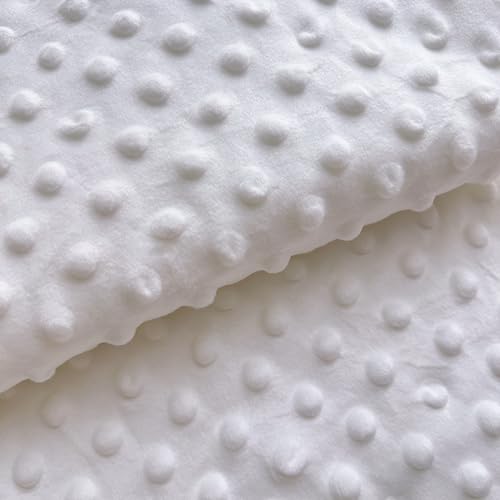 2Yardx62.6 Minky Dot Fabric by The Yard DIY Making Supplies