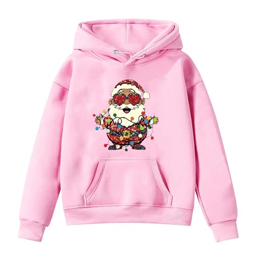 Sweat à capuche Père Noël enfant, une idée de cadeau festif et original pour fille