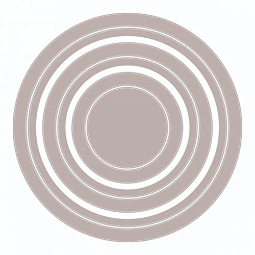 Sizzix Framelits Die Set 6PK Circle Frames, Paper, Multicolor, from 3,5 to 9,8 cm - Image 2