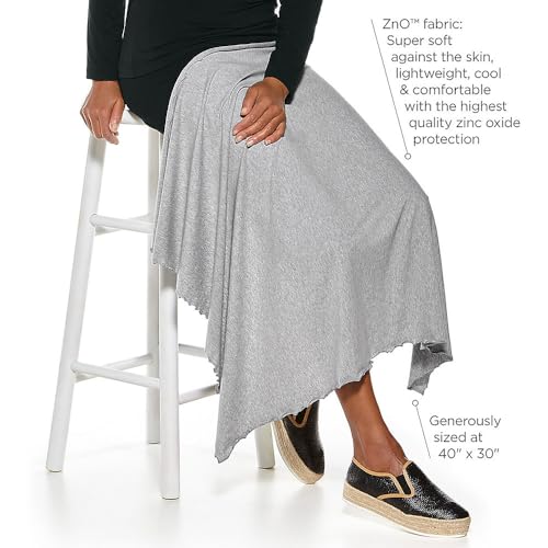 Image of Sun Blanket - UPF 50+ Sun Protection - Savannah in White /Navy Stripe
