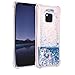Produktbild Huawei Mate 20 Pro Glitzer Hülle, ToMoYi Handy Hülle Luxus Niedlich Flüssig Treibsand Quicksand Transparent Silikon Weich TPU Bumper mit Anti-Drop Schutzhülle Liquid Case für Huawei Mate 20 Pro