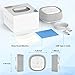 Rechargeable White Noise Machine with 28 Smoothing Sounds, Portable Sound Machine for Baby Kids Adult Sleeping, Auto-Off Timer, 32 levles of Volume Noise Machine Therapy for Home, Office, Travel